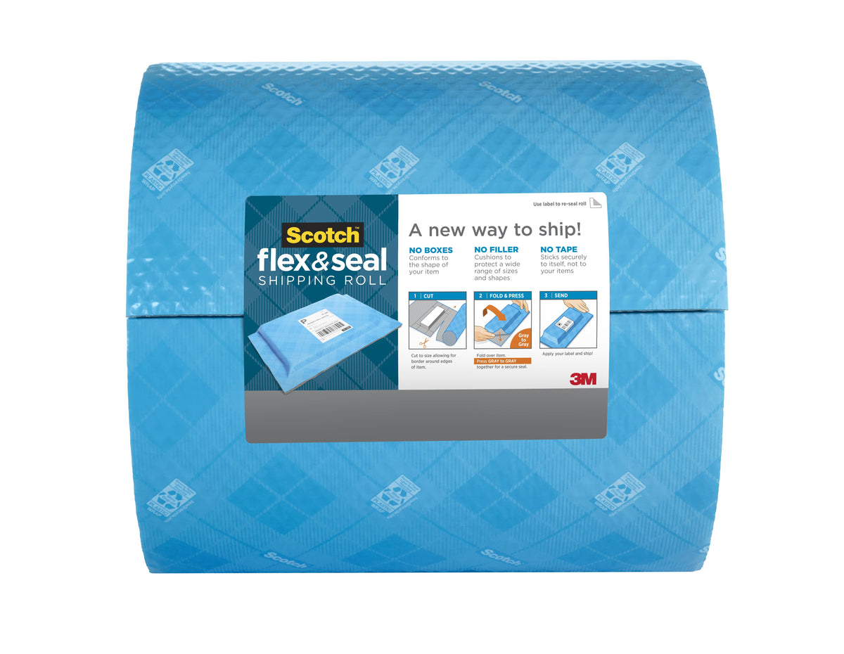 Blue/Gray Flex and Seal Shipping Roll T234552