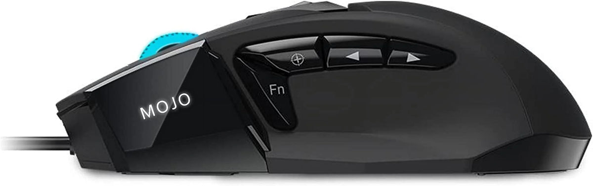 Wired Gaming Mouse with 9 Programmable Buttons, 12000 DPI R654