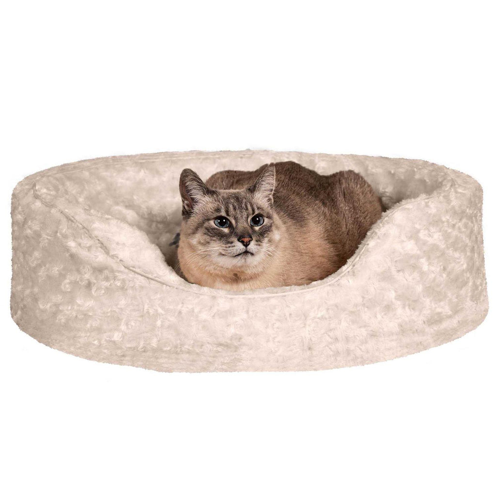 Oval Ultra Plush Pet Bed T360