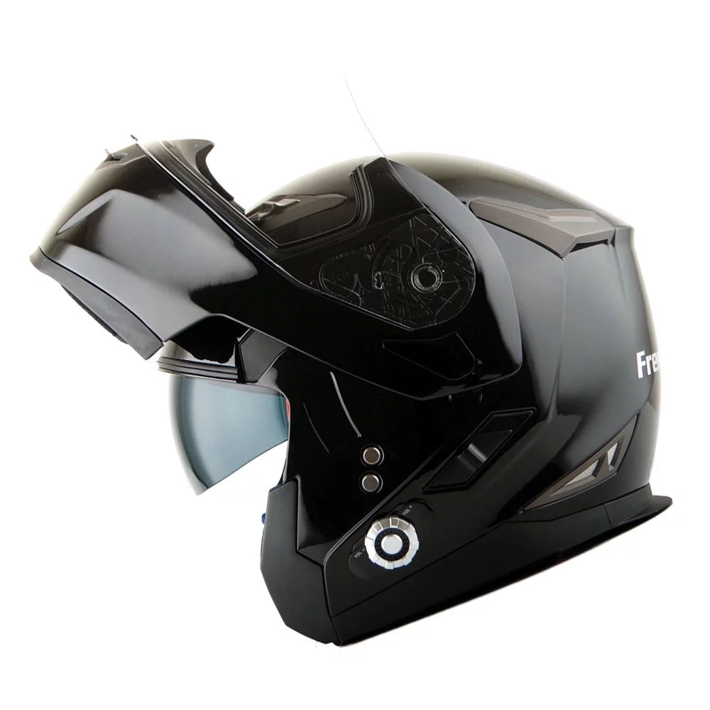Modular Full Face Flip up Dual Visor Bluetooth Helmet T513322