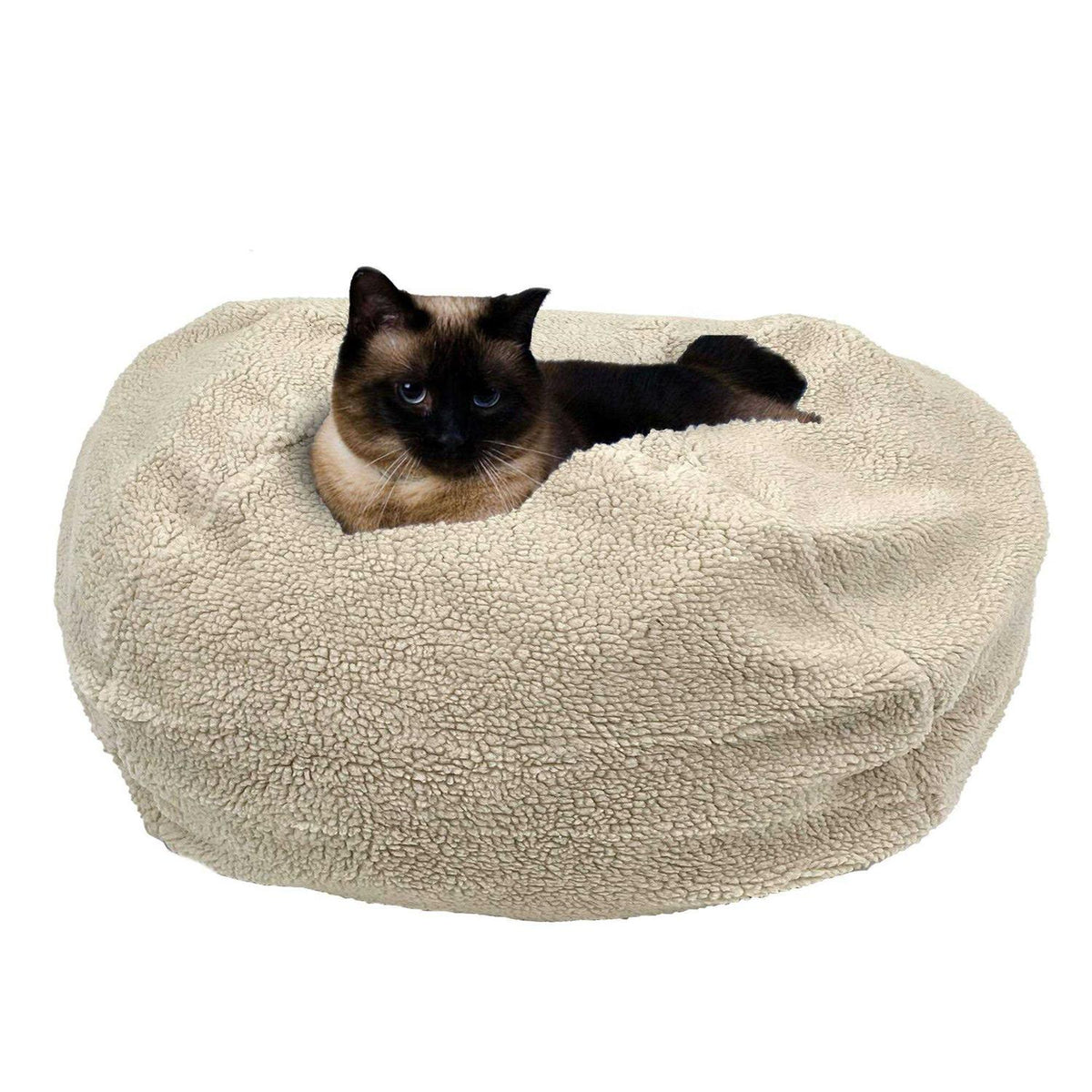 Sherpa Puff Ball Bed H6793