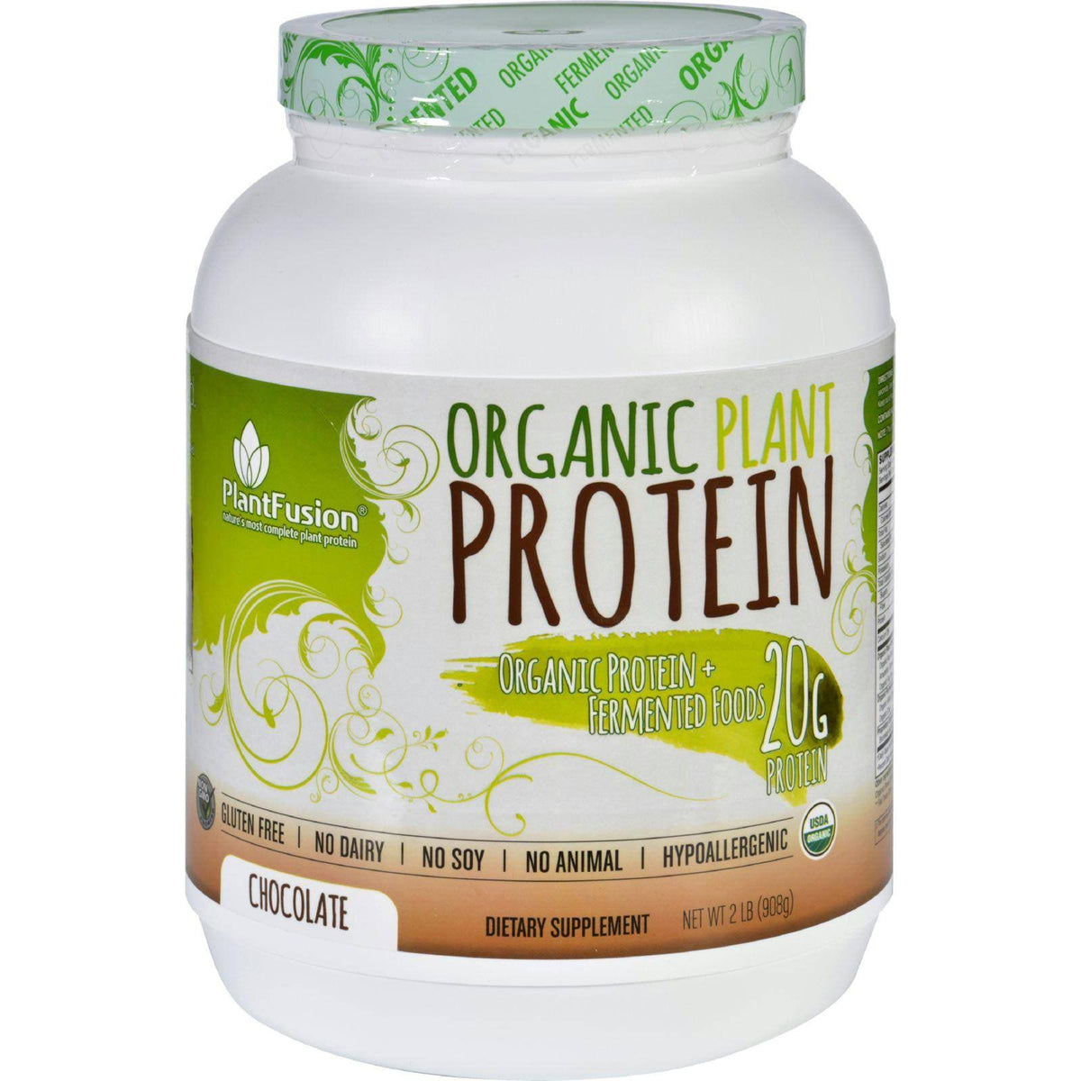 Organic Plant Protein Chocolate - 2 lb W2393
