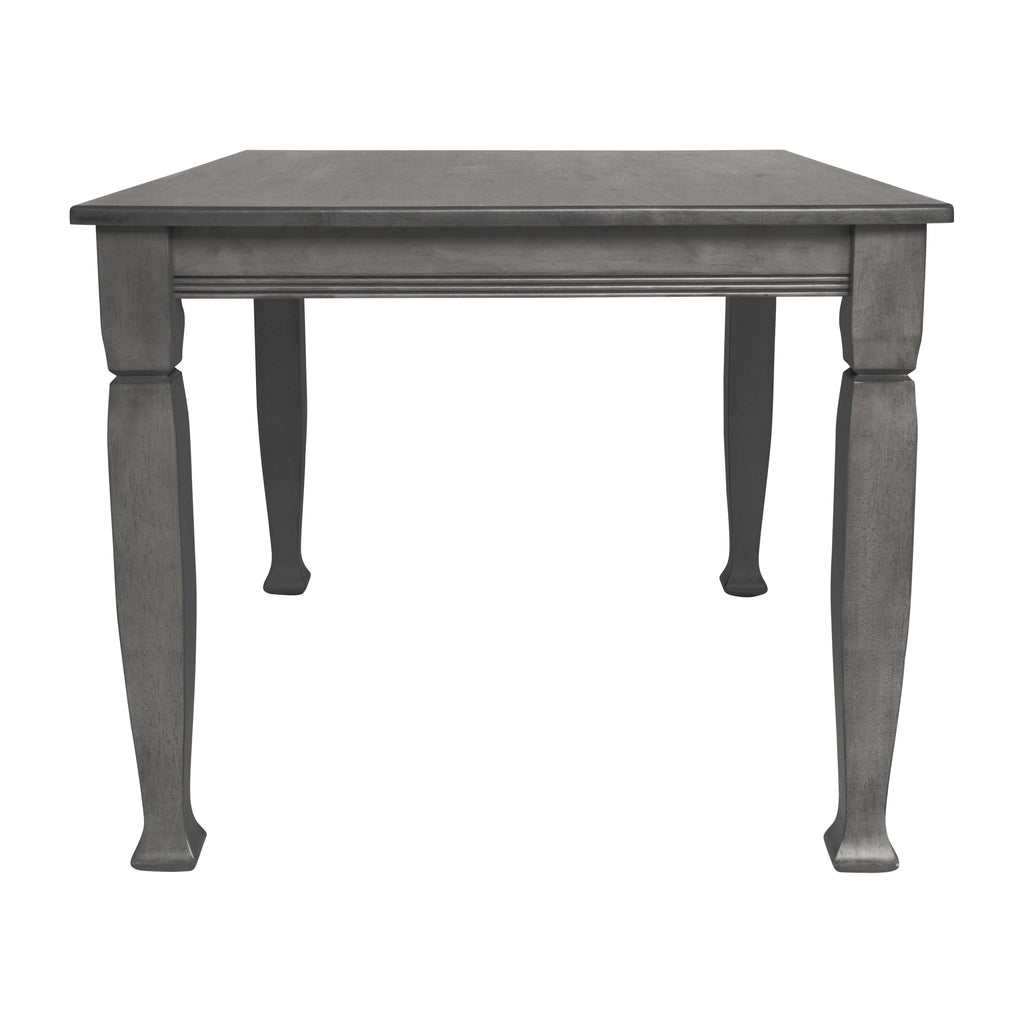 47" Solid Wood Dining Table with Turned Wooden Legs S404485