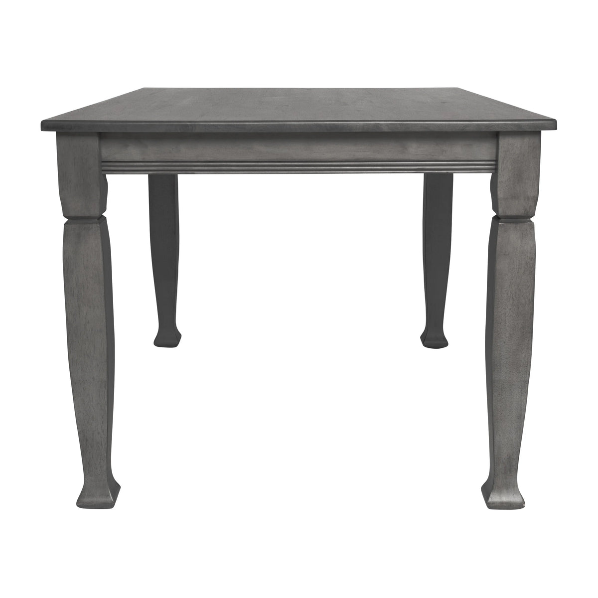 47" Solid Wood Dining Table with Turned Wooden Legs S404485