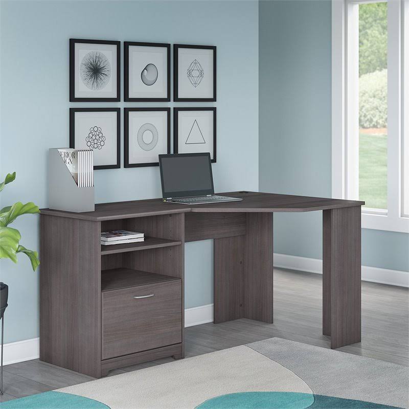 Heather Gray Corner Desk H880258