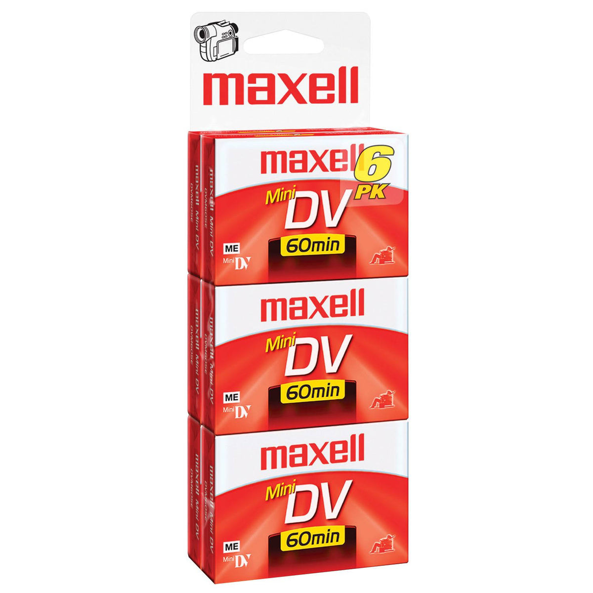 Mini 60 Minute Digital Video Cassettes 6 Pack I333869