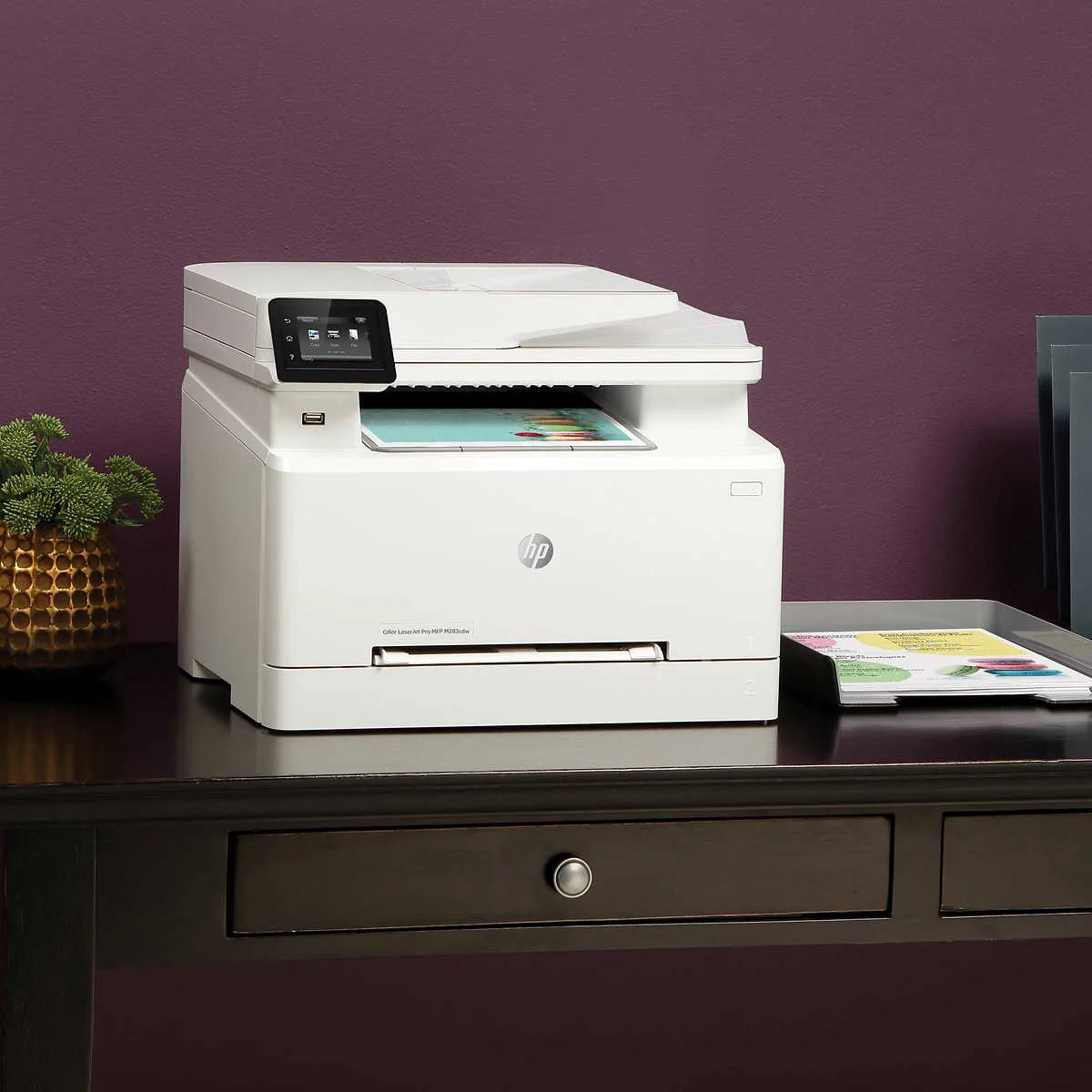 Restored Wireless Color Laser Printer Q7985