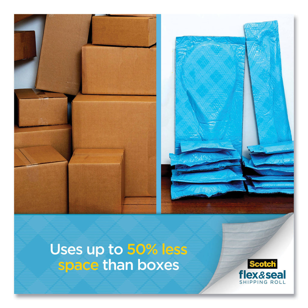 Blue/Gray Flex and Seal Shipping Roll T234552