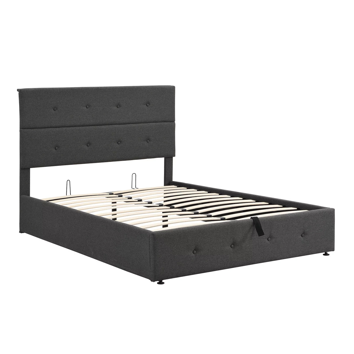 Upholstered Full Storage Platform Bed Y98525