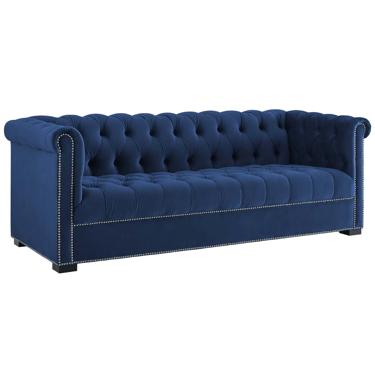 Performance Velvet Sofa in Midnight Blue C737987