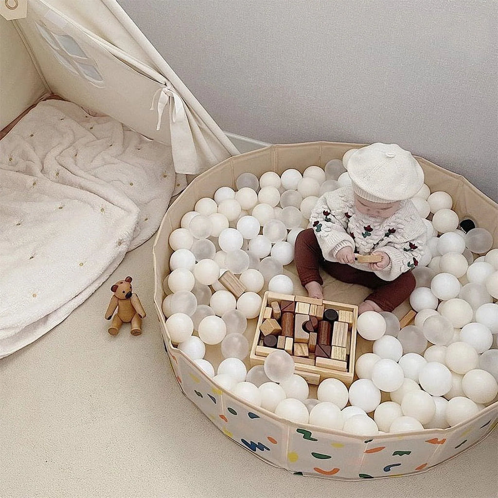 Collapsible Hard Plastic Dog Pool 32 Ball Pit D381