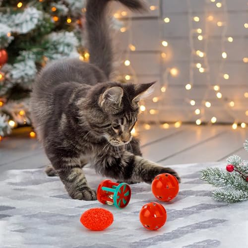 Christmas 12 PCS Catnip Plush Cat Toys O68512